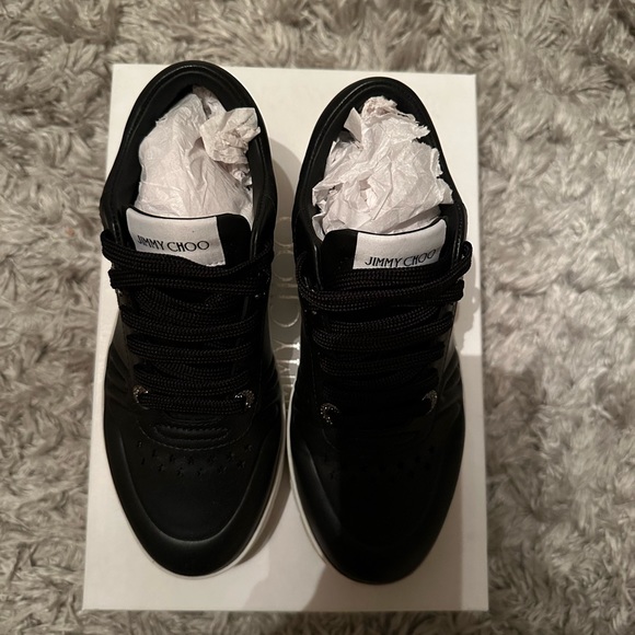Jimmy Choo calf leather sneakers - Picture 2 of 5
